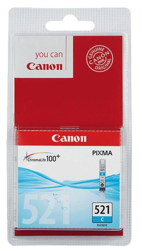 Canon CLI-521C Original Ink Cartridge Cyan