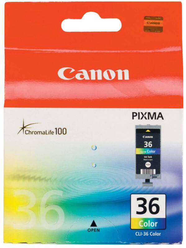 Canon CLI-36C/M/Y Original Ink Cartridge Cyan, Magenta, Yellow