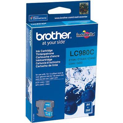 Brother LC980C Original Ink Cartridge Cyan