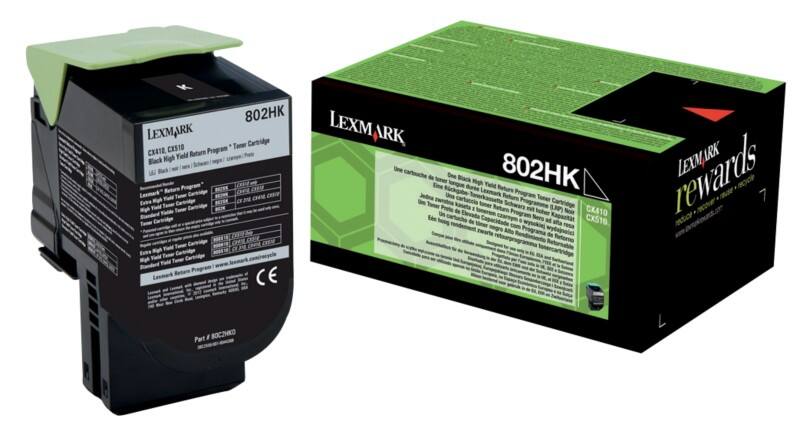 Lexmark Original Toner Cartridge 80C2HK0 Black