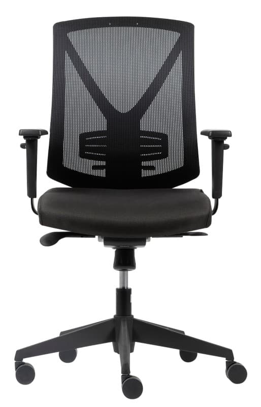 Realspace karl office chair synchro tilt mesh height adjustable black 110 kg 640 (w) x 695 (d) mm