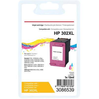 HP Cartridge Yellow Office Magenta, Ink Direct Cyan, 302XL F6U67AE Compatible | Viking IE Depot