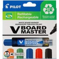 Pilot V-Board Master Whiteboard Marker Bullet 2.3 mm Assorted Pack of 5