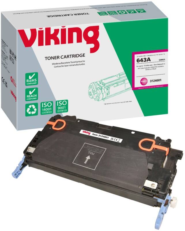 Viking 643A Compatible HP Toner Cartridge Q5953A Magenta