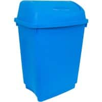 Bentley Swing Top Bin 50 L Blue Plastic