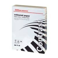 Office Depot A4 Coloured Paper Assorted 80 gsm Smooth 500 Sheets