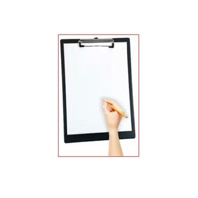 Viking Clipboard A4, Foolscap Cardboard, PVC (Polyvinyl Chloride) Black Portrait 3225945