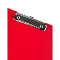 Viking Clipboard A4, Foolscap Cardboard, PVC (Polyvinyl Chloride) Red Portrait