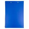 Viking Foldover Clipboard Foolscap PVC (Polyvinyl Chloride) Blue Portrait