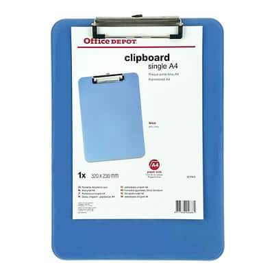 Office Depot Clipboard Blue 22.5 x 31.5 cm