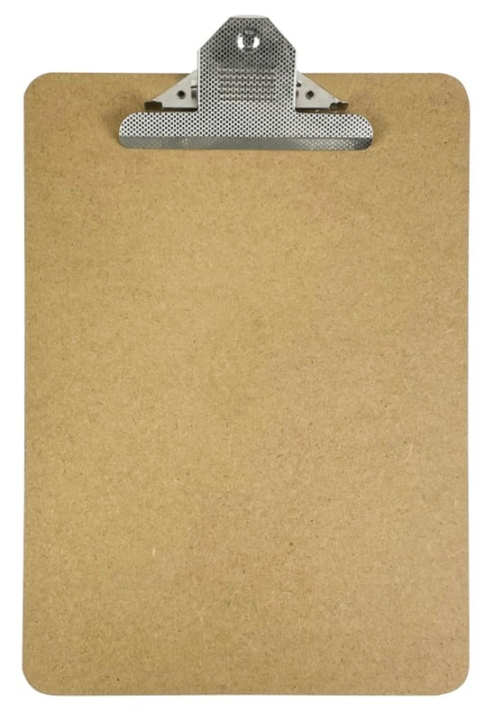 Viking Clipboard A4 MDF (Medium-Density Fibreboard) Brown Portrait  