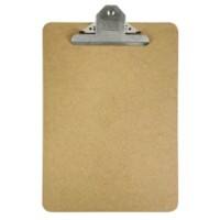 Viking Clipboard Foolscap MDF Brown Portrait