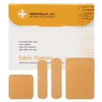 Dependaplast Fabric Plasters Assorted Box of 100