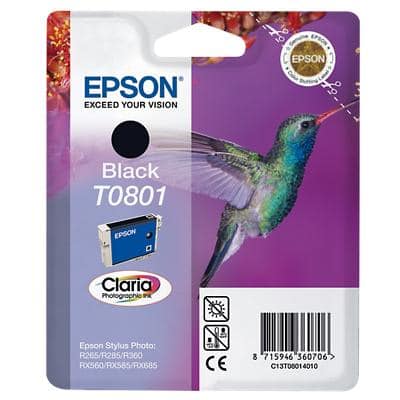 Epson T0801 Original Ink Cartridge C13T08014011 Black