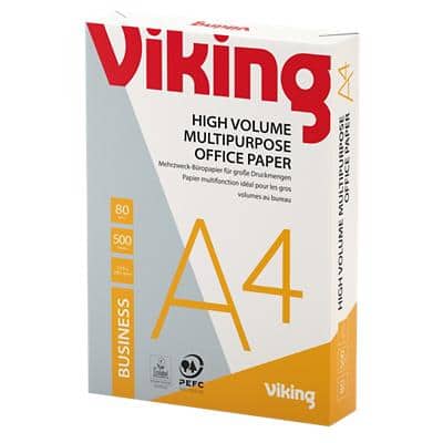 Viking Business A4 Printer Paper White 80 gsm Smooth 500 Sheets