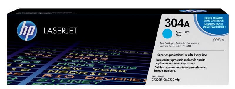 HP 304A Original Toner Cartridge CC531A Cyan
