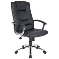 Realspace Executive Chair Basic Tilt Bonded leather Fixed Armrest Height-adjustable Seat Black 110 kg Rotterdam