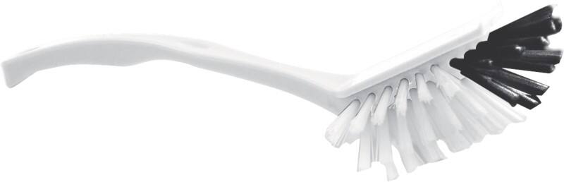 Bentley Dish Brush Fan Shaped Black & White