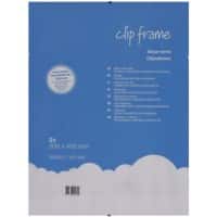 Niceday Wall Mountable Clip Frame 978923 300 x 400 mm Transparent Pack of 2