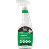 Super Professional Products Antibacterial Surface Cleaner Liquid C11 750 ml Pack of 6