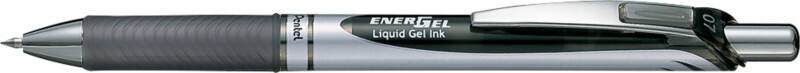 Pentel EnerGel BL77 Retractable Rollerball Pen Black 0.4 mm Medium Conical Refillable
