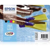 Epson T5846 Original Ink Cartridge C13T58464010 Black, Cyan, Magenta, Yellow Multipack 150 Sheets