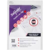 Snopake Document Wallet 13263 A4 PP (Polypropylene) 24 (W) x 33.5 (H) cm Transparent Pack of 5