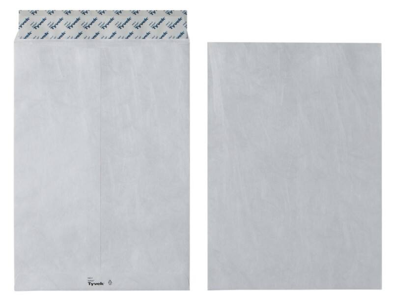 Tyvek C4 Pocket Envelopes 229 x 324 mm Peel and Seal Plain 54 gsm White Pack of 100