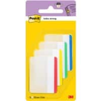 Post-it Index Strong Filing Tabs 50.8 x 38 mm Assorted 6 x 4 Pack