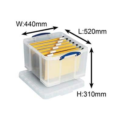 Really Useful Box Plastic Storage 42 Litre  440 x 520 x 310 mm