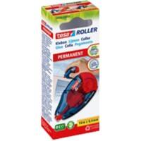 tesa Glue Roller tesaroller Permanent 0.84 x 14 cm 59100-00005-00 Blue, Red 14 m