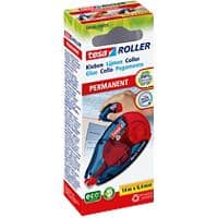 tesa Glue Roller tesaroller permanent Yes Permanent 0.84 x 14 cm 59100-00005-00 Blue, Red 14 m