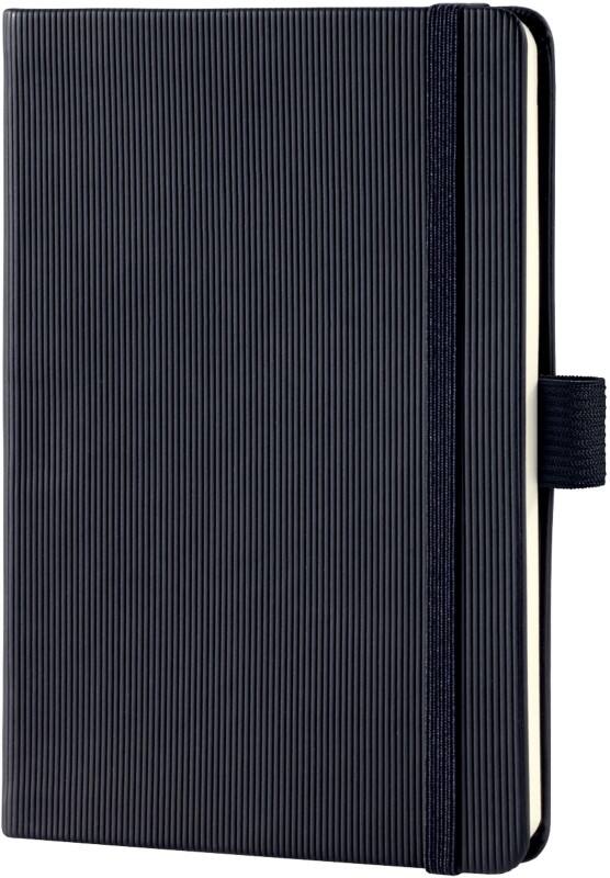 Sigel Notebook Conceptum A6 Ruled Casebound Hardback Black Perforated 194 Pages 97 Sheets