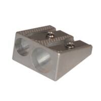 Office Depot Pencil Sharpener 2-Hole Metal Silver