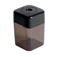 Viking Pencil Sharpener 1-Hole Plastic Black