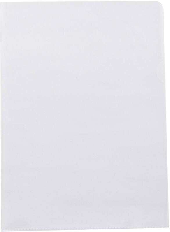 Viking L-Shape Folder A4 Transparent Polypropylene 90 Microns Pack of 25