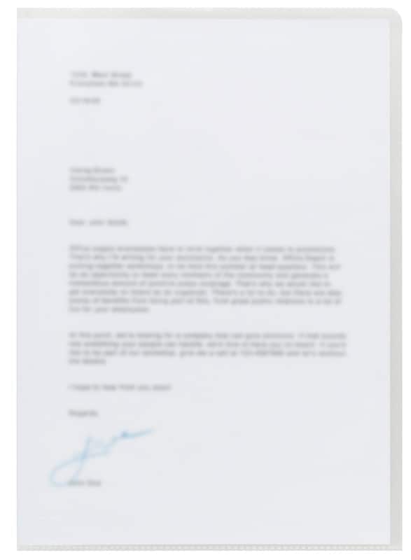 Viking L-Shape Folder A4 Transparent Polypropylene 90 Microns Pack of 100