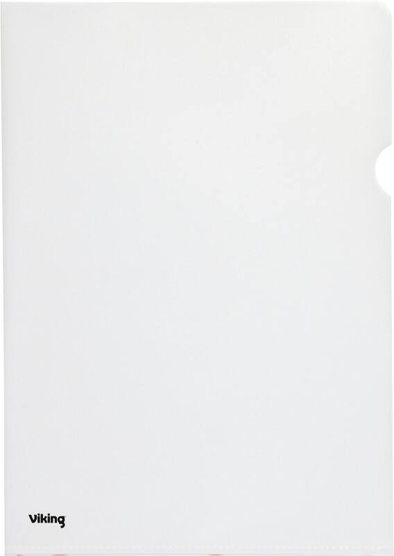 Viking Deluxe Stark Cut Flush Folder A4 Transparent PP (Polypropylene) 145 microns Pack of 25