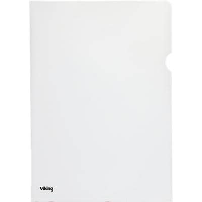 Viking Cut Flush Folder A4 Transparent Polypropylene 145 Microns Pack of 25