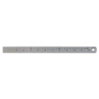 Linex Metal Ruler Stainless Steel 30 cm