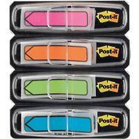 Post-it Index Flags Arrow 1.19 x 4.32 cm Assorted 4 Packs of 24 Strips