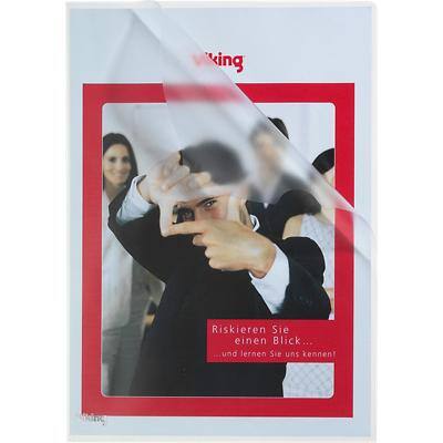 Viking Deluxe Stark Cut Back Folder A4 Transparent Polypropylene 165 Microns Pack of 25