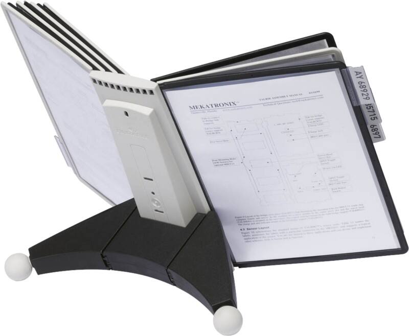 DURABLE Sherpa Display Panel System 10 Panels A4 Plastic Black