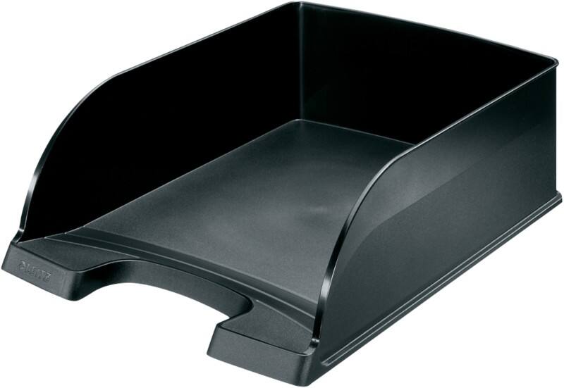 Leitz Plus Letter Tray 5233 Jumbo A4 Black 25.5 x 35.7 x 10.3 cm