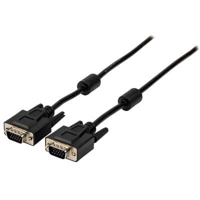 Valueline VGA Cable HD15M/M Black 3 m