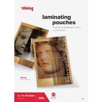 Office Depot Laminating Pouch A3 Non Adhesive Glossy 75 microns (2 x 75) Transparent Pack of 100