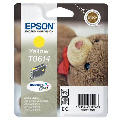 Epson T0614 Original Ink Cartridge C13T06144010 Yellow