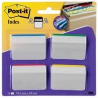 Post-It Tabs 25.4 x 38.1mm Assorted Pack 3