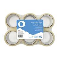 Niceday Packaging Tape 48 mm x 66 m Transparent Pack of 6