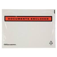 Office Depot Document Enclosed Envelopes C6 162 (W) x 115 (H) mm Self-Adhesive Printed Pack of 250